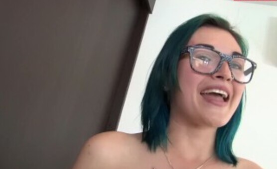 LETSDOEIT - Nerdy Colombian young likes swallowing BBC's